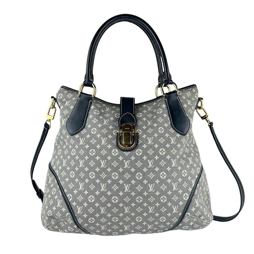 Louis Vuitton Monogram Idylle Elegy Ankle 2Way Shoulder Bag Canvas Leather Gray